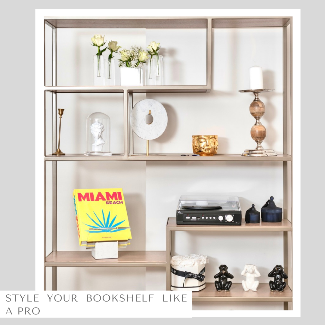 How to style your diy bookshelf like a pro