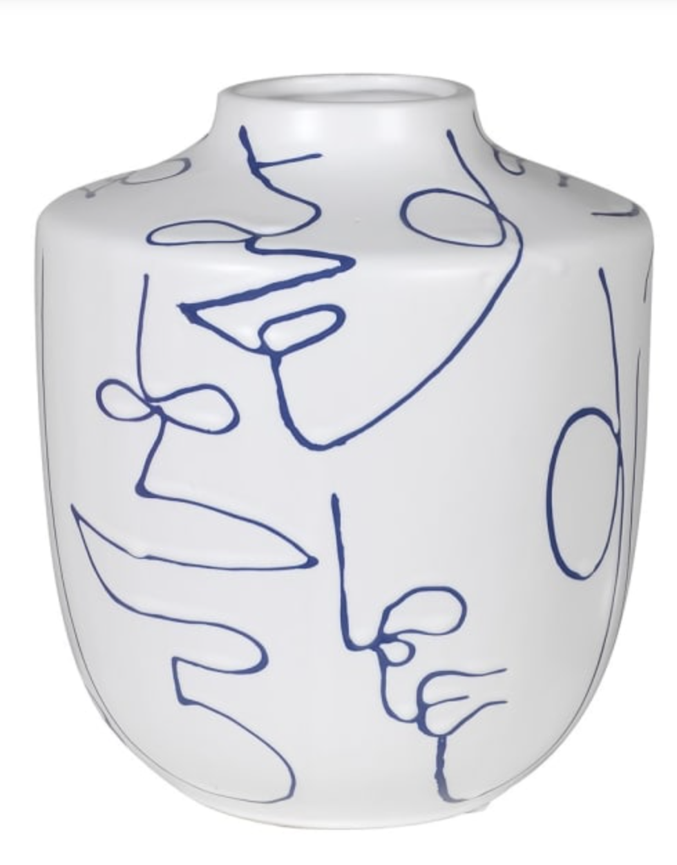 Picasso's Blue Ceramic Vase