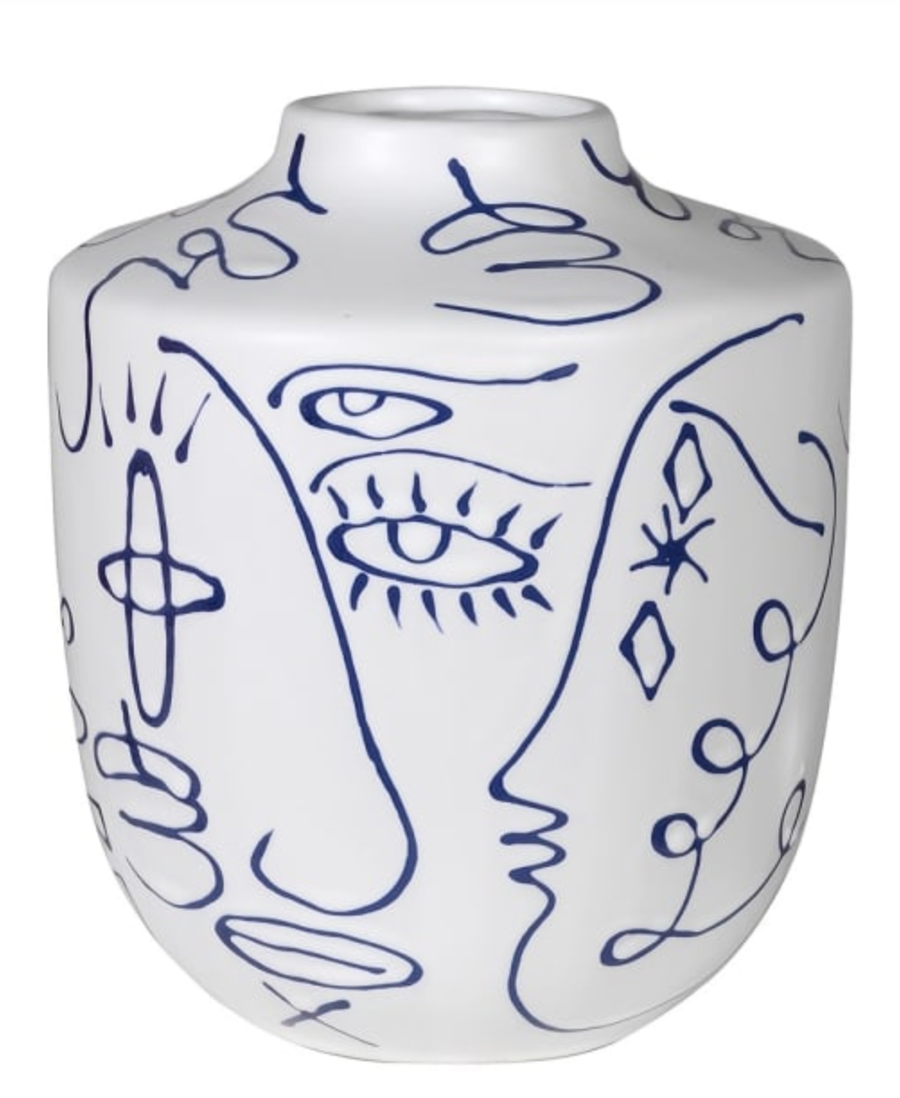 Picasso's Blue Ceramic Vase