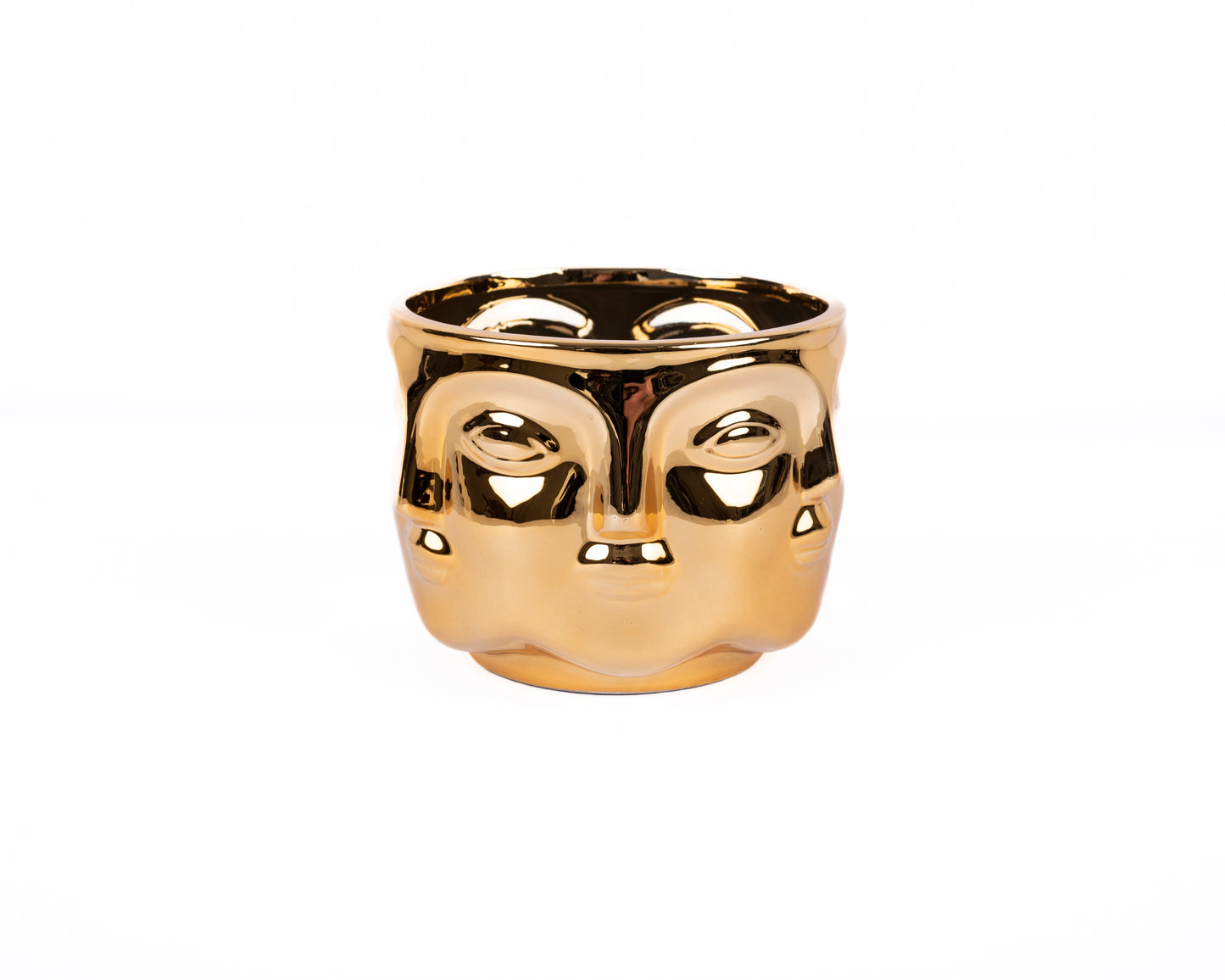 Golden Multi Face Bowl