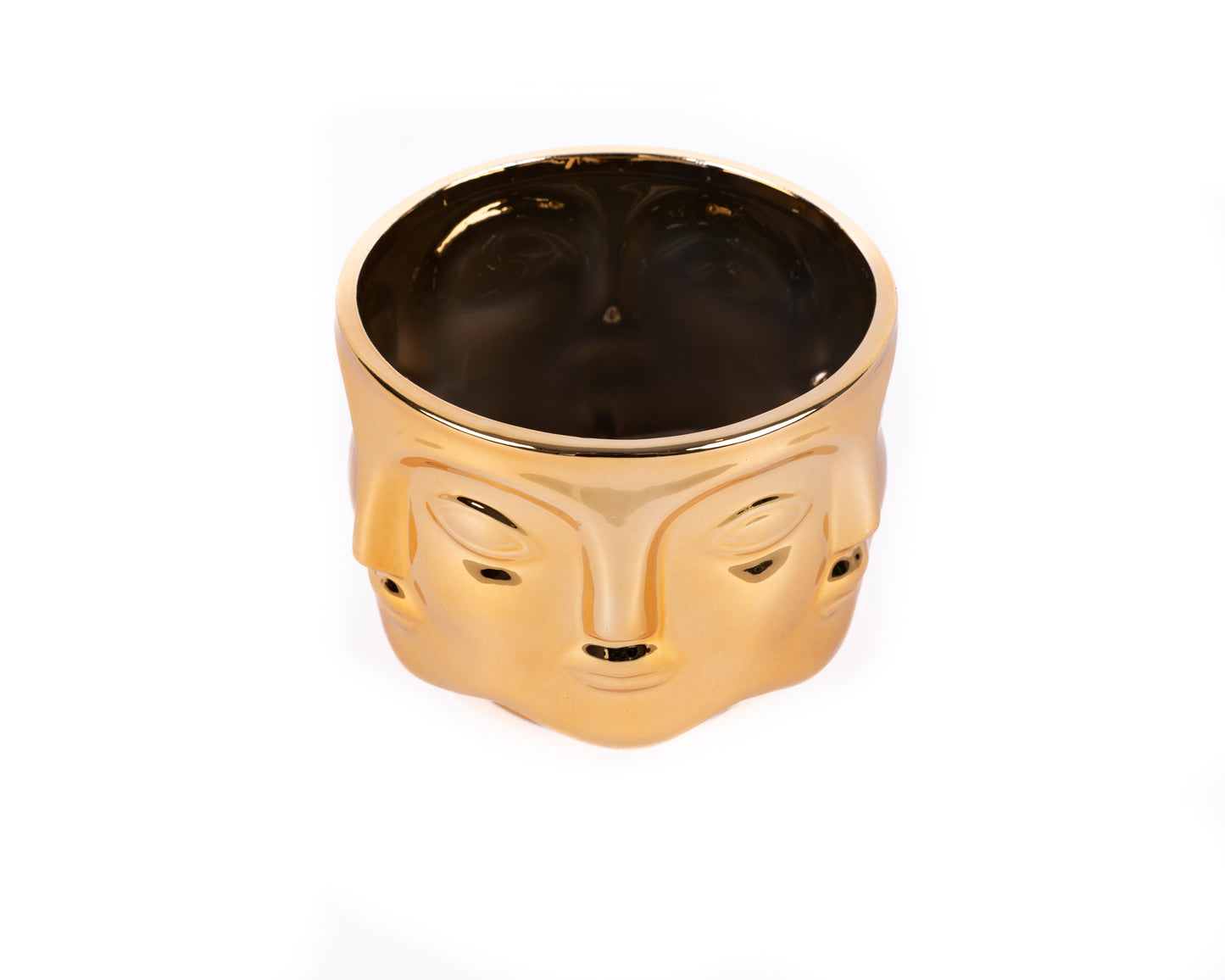 Golden Multi Face Bowl