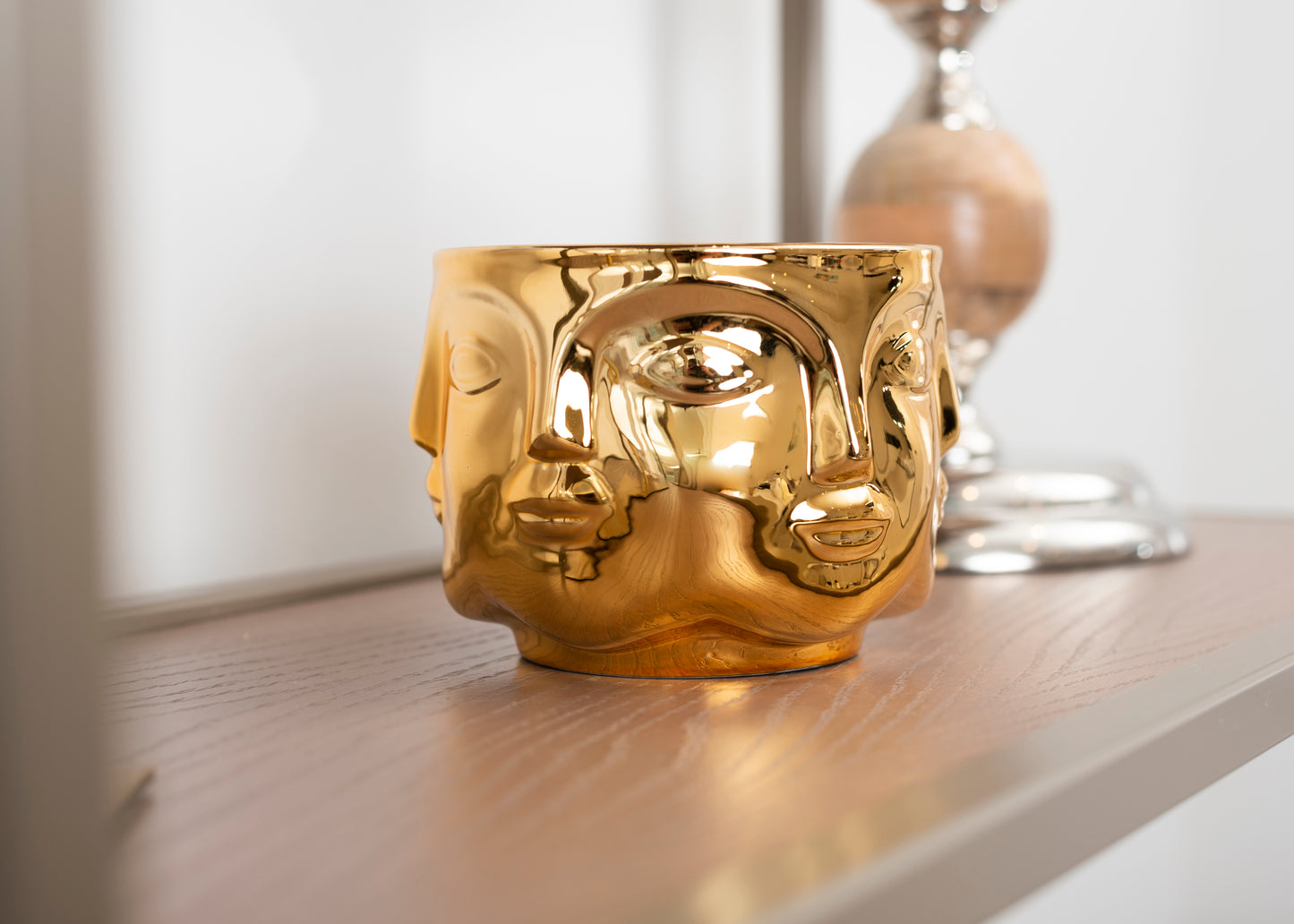 Golden Multi Face Bowl