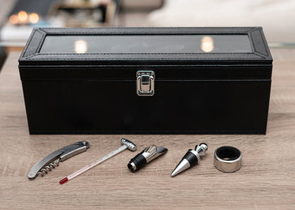 Black Wine Case & Tools